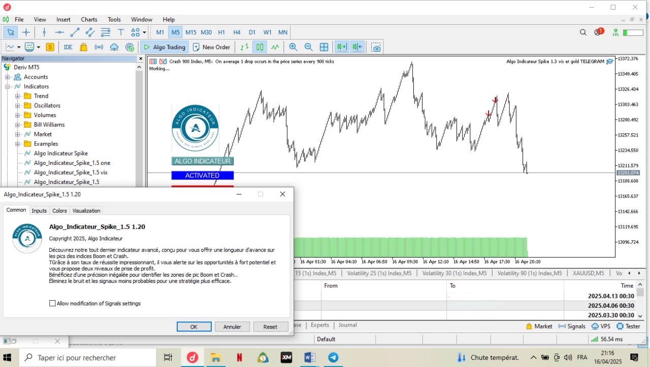 algo spike master version